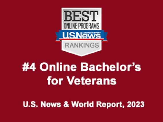 #4 Online Bachelor's for Veterans