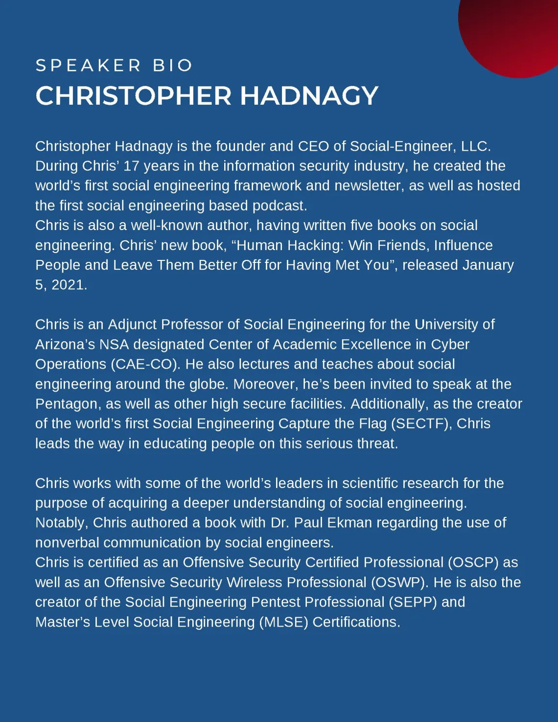 Christopher Hadnagy